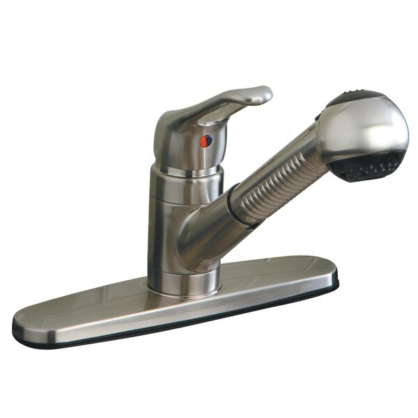 Pull-Out Kitchen Faucet, Brushed Nickel